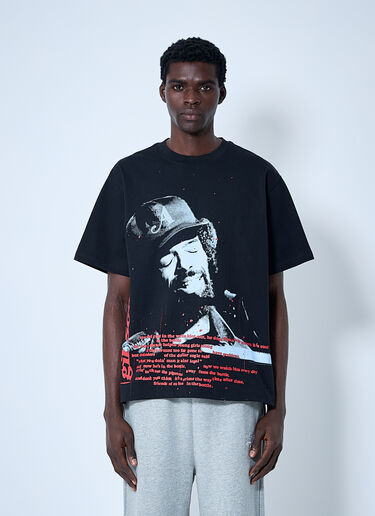 Awake NY ロゴモチーフTシャツ ブラック awk0160013