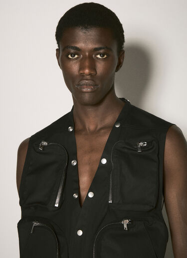 Rick Owens 포터빌 카고 베스트  블랙 ric0157017