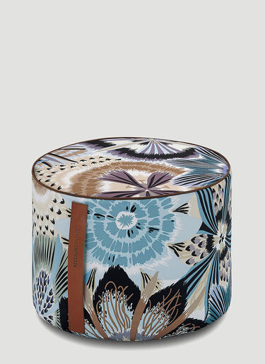 MissoniHome Passiflora Giant Small Pouf Blue wps0644208