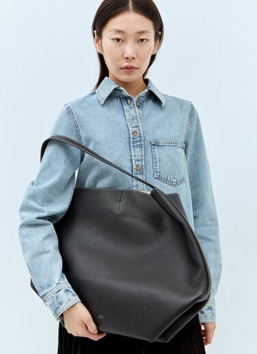 TOTEME Belted Tote Bag Black tot0257042