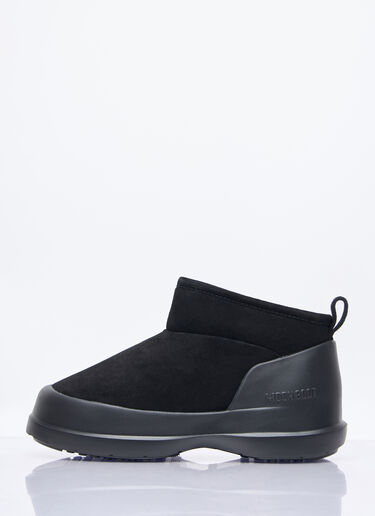 Moon Boot Luna Low Suede Boots Black mnb0258003