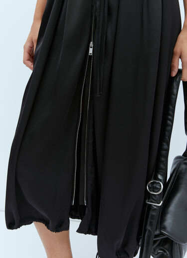 Jil Sander Balloon Midi Dress Black jil0254002