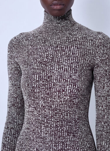 LN-CC® - Sportmax: Bouquet Wool Sweater - Brown Sportmax Bouquet Wool Sweater Brown spx0266006
