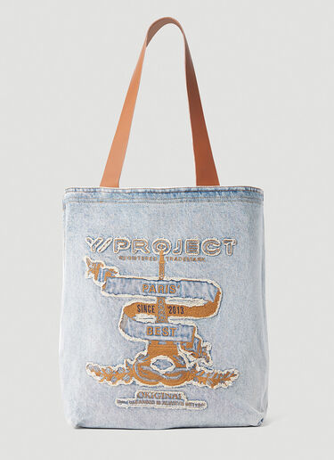 Paris Best Tote Bag Y/Project Paris Best Tote Bag Light Blue ypr0152036