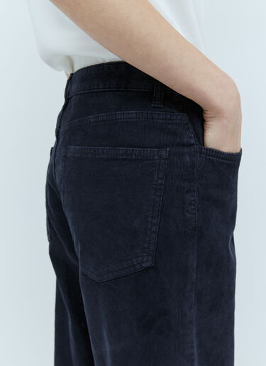 The Row Eglitta Corduroy Pants Blue row0253051