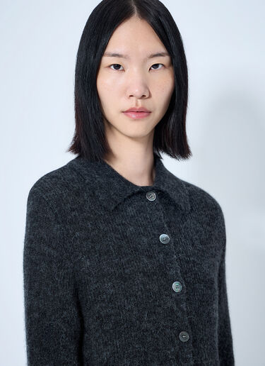 LN-CC® - Our Legacy: Mazzy Polo Cardigan - Black Our Legacy Mazzy Polo Cardigan Black our0265037