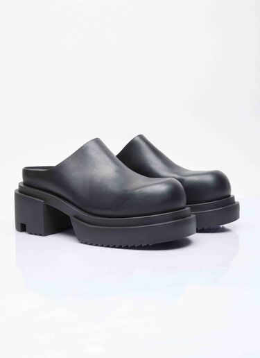 Rick Owens Bogun Slide Platforms Black ric0155024