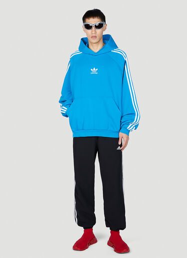 Balenciaga x adidas Logo Hooded Sweatshirt Blue axb0151022