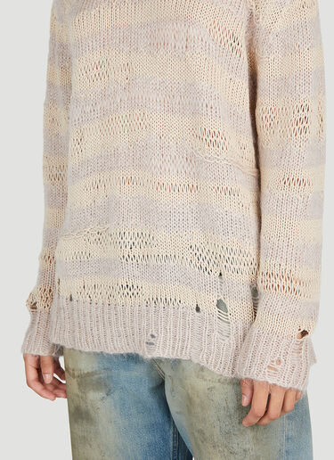 Acne Studios Ladder Knit Sweater Beige acn0253030