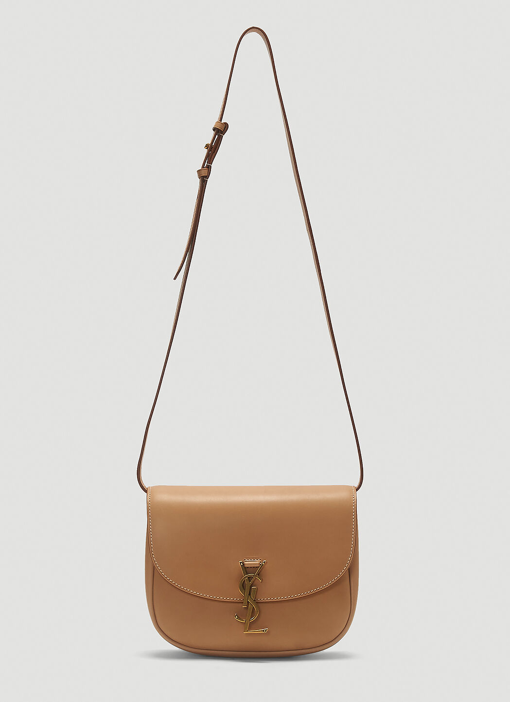 Saint Laurent Kaia Medium Shoulder Bag in Brown LN CC