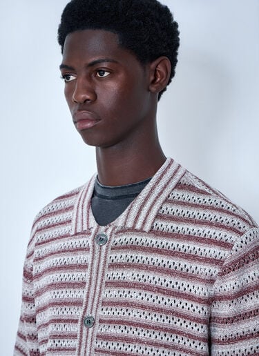ACMH Button-Front Knit Cardigan Brown acm0164004