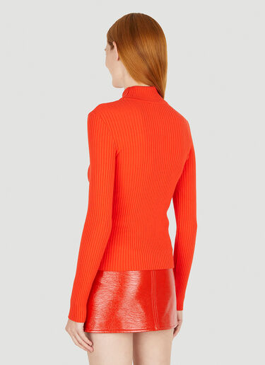 Courrèges Mock Neck Sweater Red cou0249016