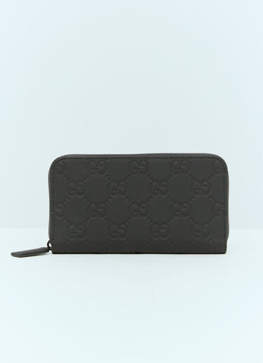 Gucci GG Rubber-Effect Wallet Black guc0155116