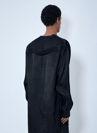 Rick Owens Oversized V-Neck Shirt Black ric0163015