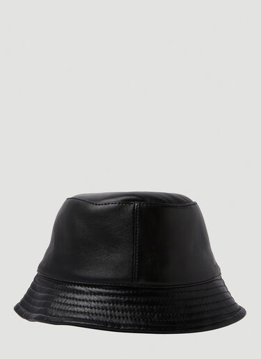 Haley Leather Bucket Hat Isabel Marant Haley Leather Bucket Hat Black ibm0150014