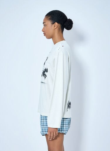LN-CC® - Acne Studios: Gothic Logo T-Shirt - White Acne Studios Gothic Logo T-Shirt White acn0265019