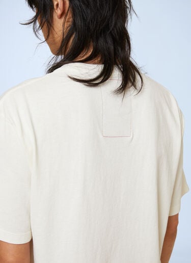 Logo Motif T-Shirt District Vision x Massimo Osti Logo Motif T-Shirt White dtm0163003