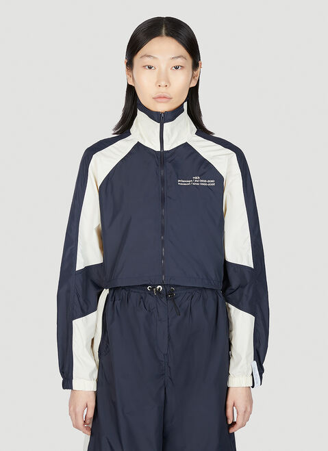 Rokh クロップド ウィンドブレーカー ジャケット ブラック rok0254003