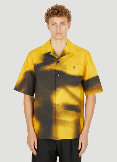 Graffiti Spray Shirt Alexander McQueen Graffiti Spray Shirt Yellow amq0150007