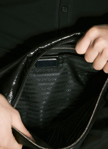 Prada Leather Crossbody Bag Black pra0159039