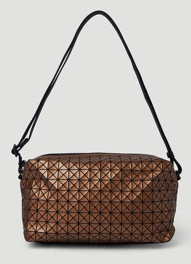 Bao Bao Issey Miyake Saddle Crossbody Bag Brown bao0151006