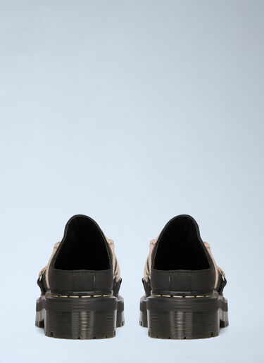 LN-CC® - Rick Owens x Dr. Martens: Quad Sole Megalace® Mules - Black Rick Owens x Dr. Martens Quad Sole Megalace® Mules Black rod0266003