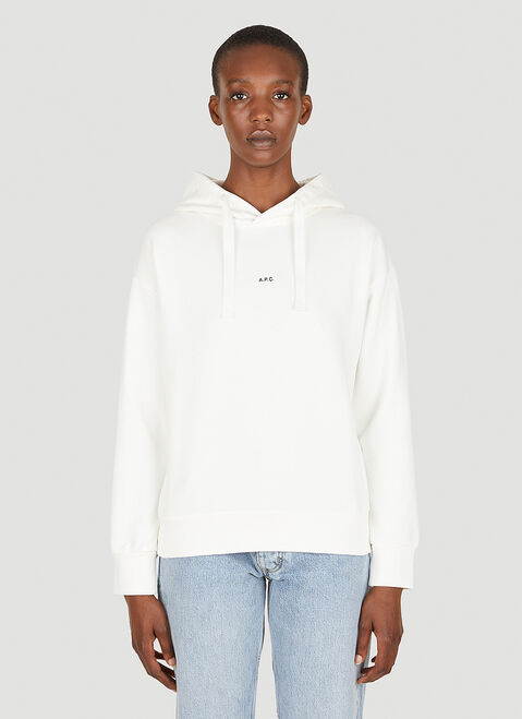 A.P.C. Christina Hooded Sweatshirt Brown apc0254006