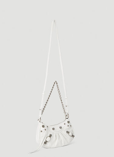 Balenciaga Le Cagole Mini Shoulder Bag White bal0251107