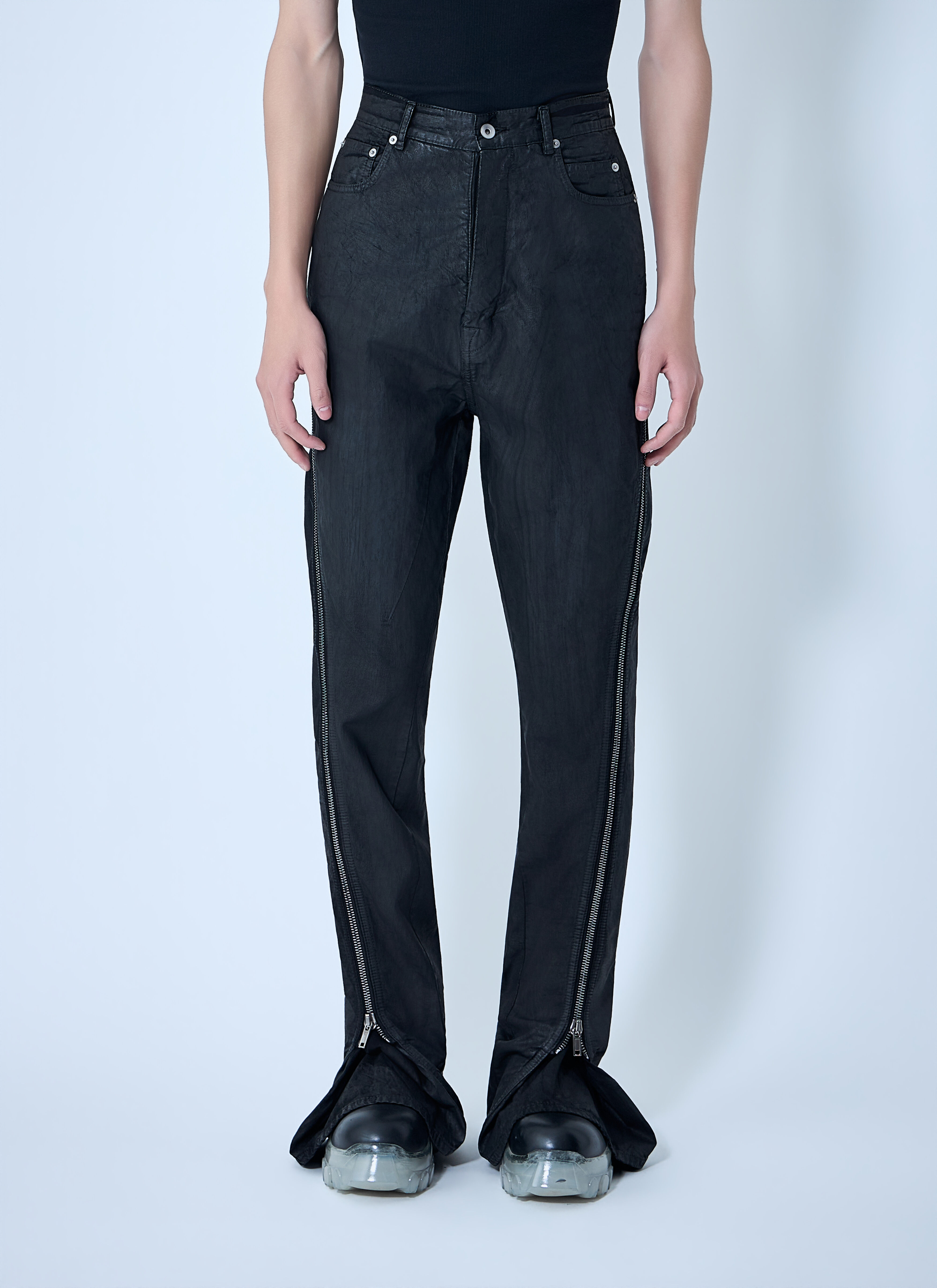 Rick Owens DRKSHDW Men's' Bolan Banana Jeans in Black | LN-CC®