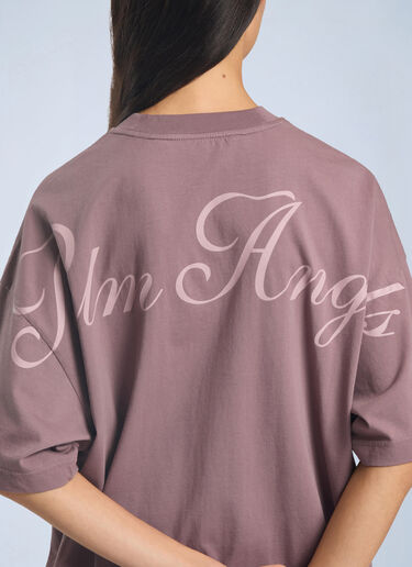 LN-CC® - Palm Angels: Palm Sway Loose T-Shirt - Purple Palm Angels Palm Sway Loose T-Shirt Purple pma0266200