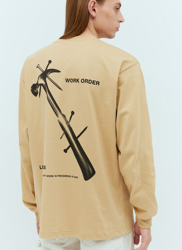 Carhartt WIP 리버스 해머 티셔츠 베이지 wip0154036
