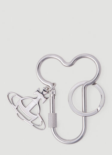 Vivienne Westwood Penis Carabiner Keyring Silver vvw0351001