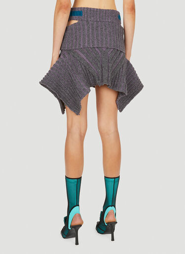 Paolina Russo Warrior Mini Skirt Purple plr0250004