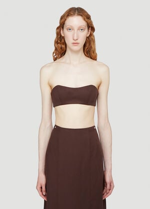 Section 8 Cropped Top Brown scn0240006