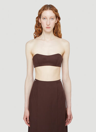 Section 8 Cropped Top Brown scn0240006