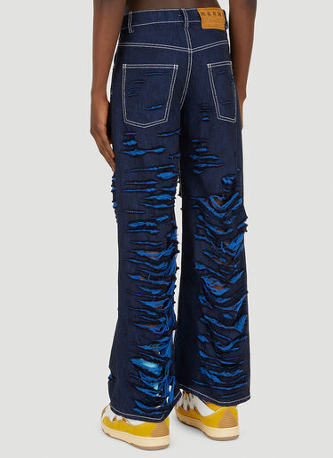 Marni Distressed Ripped Jeans Blue mni0150018