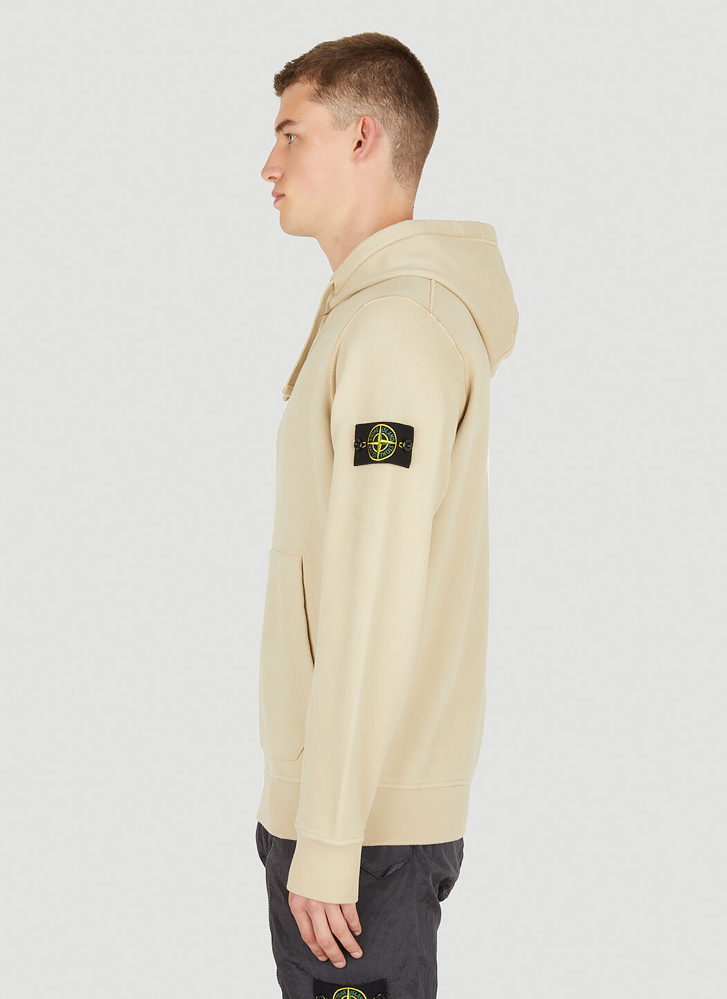 Stone island 2025 hoodie beige