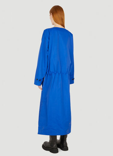 Plan C Drawstring Dress Blue plc0250002