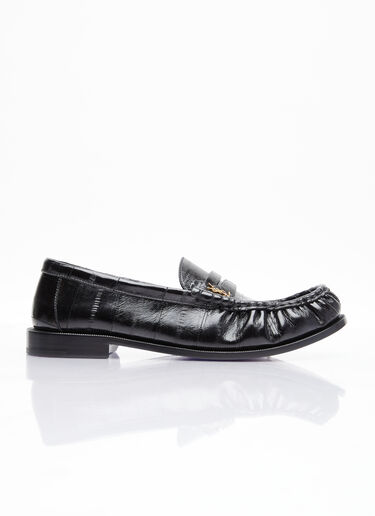 Saint Laurent Le Loafer Penny Slippers Black sla0254045