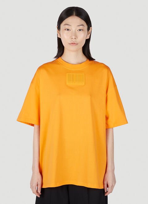 VTMNTS ラバーパッチTシャツ ブラック vtm0354008