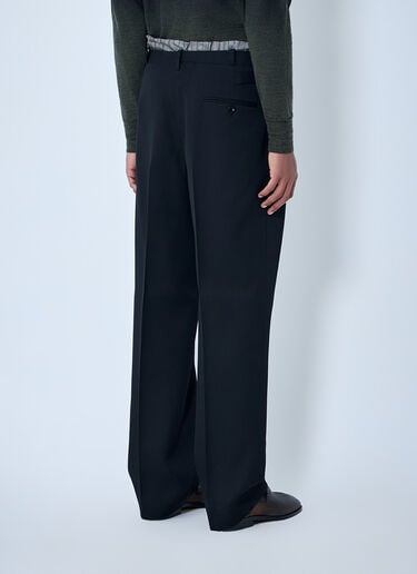 Maison Margiela Wool Pleated Pants Black mla0164005