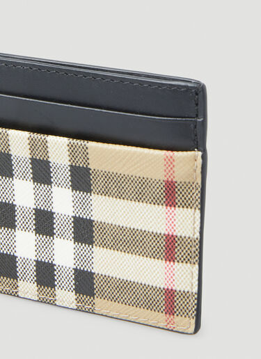 Burberry Sandon Check Cardholder Beige bur0149145