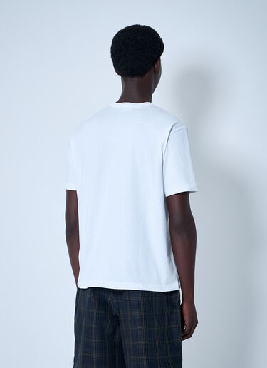Comme des Garçons Homme 로고 모티프 티셔츠 화이트 cdh0160007