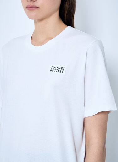 MM6 Maison Margiela Logo Patch T-Shirt White mmm0259006