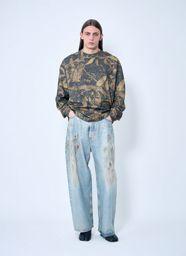 Acne Studios 2023 Super Baggy Fit Jeans Blue acn0359003