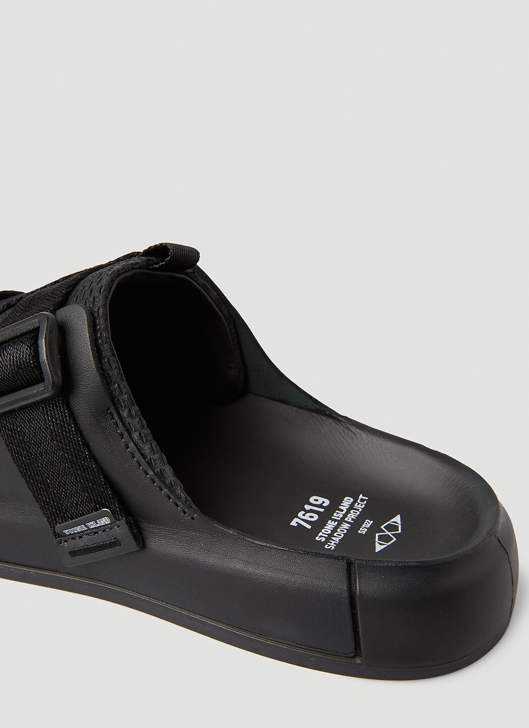 Stone Island Shadow Project Strap Sandals in Black LN CC