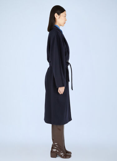 Max Mara Madame 101801 Coat Blue max0242011