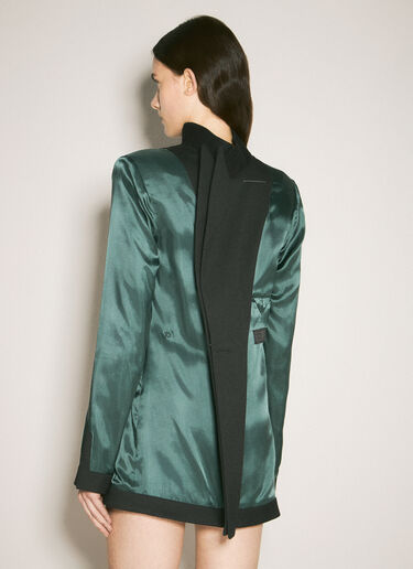 MM6 Maison Margiela インサイドアウトブレザー グリーン mmm0258001