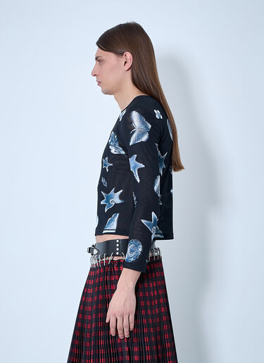 Chopova Lowena Workshop Mesh Top Black cho0360004