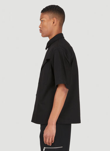 Bottega Veneta Slanted Pocket Shirt Black bov0148010